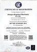 La CINA Jiangyin Brightsail Machinery Co.,Ltd. Certificazioni